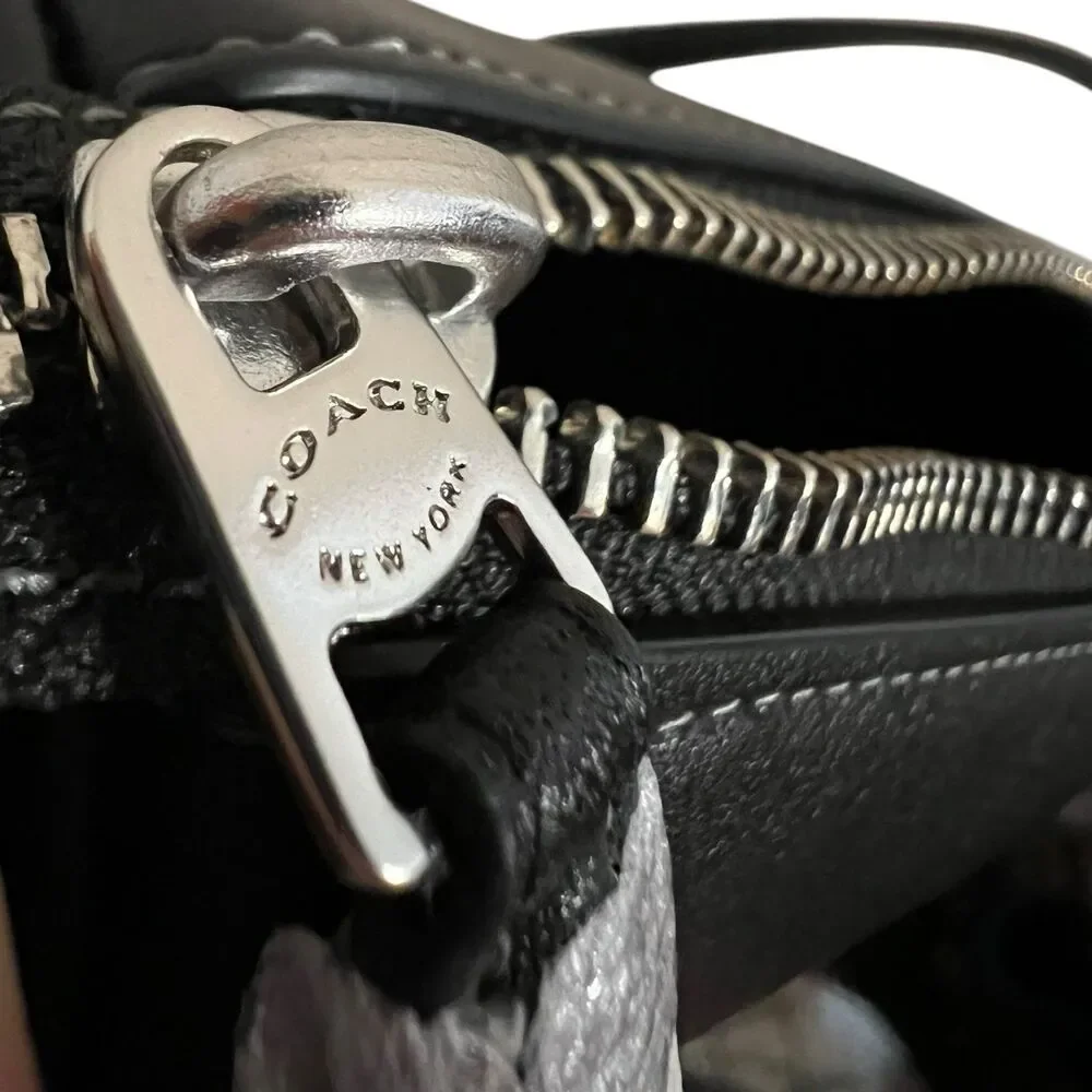 COACH Nolita Barrel Bag Black Leather
